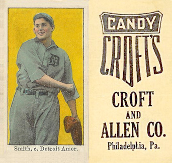 1909 Croft's Candy Smith, c. Detroit Amer. # Baseball Card