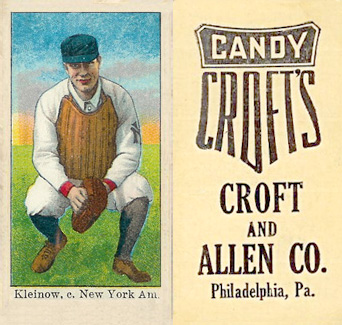 1909 Croft's Candy Kleinow, c. New York Am. #27 Baseball Card