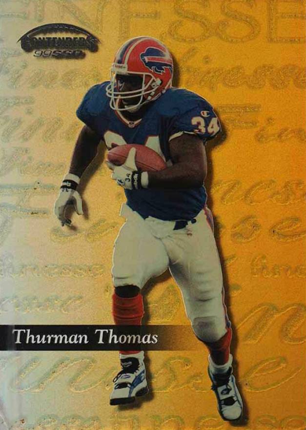 1999 Playoff Contenders Thurman Thomas #108 Football Card