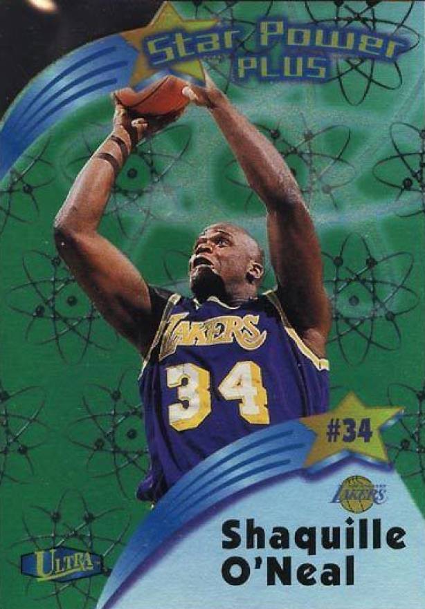 1997 Ultra Star Power Shaquille O'Neal #4 Basketball Card