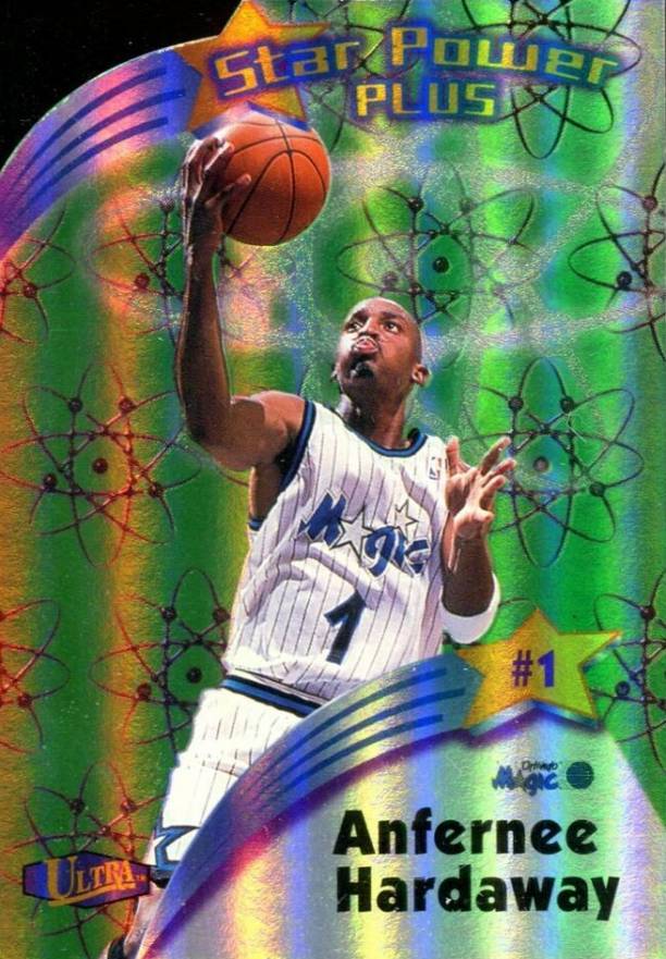 1997 Ultra Star Power Anfernee Hardaway #7 Basketball Card