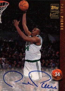 1998 Topps Certified Autographs Paul Pierce #AG18 Basketball Card