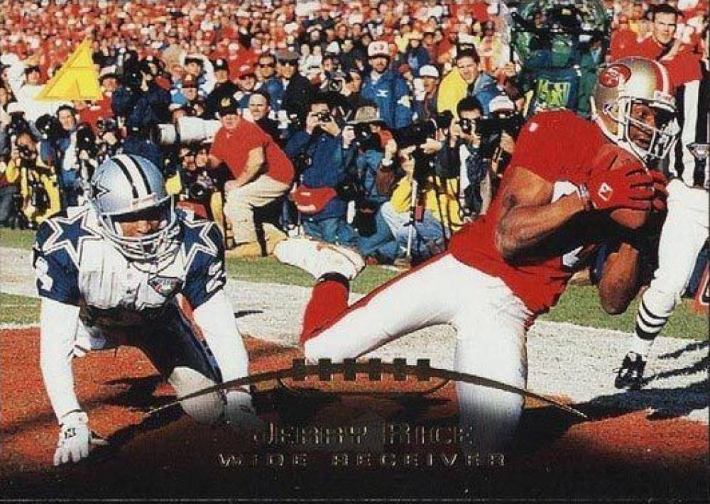 1995 Pinnacle Jerry Rice #4 Football Card