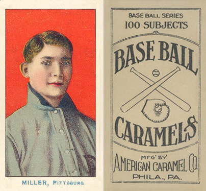 1910 American Caramel Pirates Miller, Pittsburgh # Baseball Card