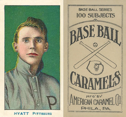 1910 American Caramel Pirates Hyatt, Pittsburgh # Baseball Card