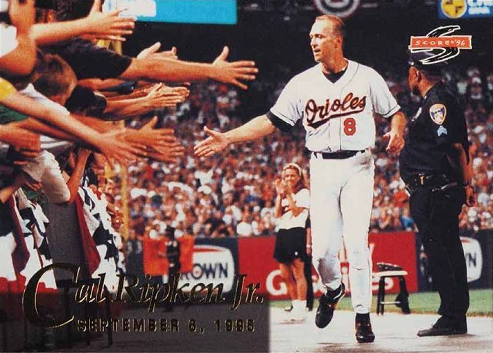 1996 Score Cal Ripken Jr. #2131 Baseball Card