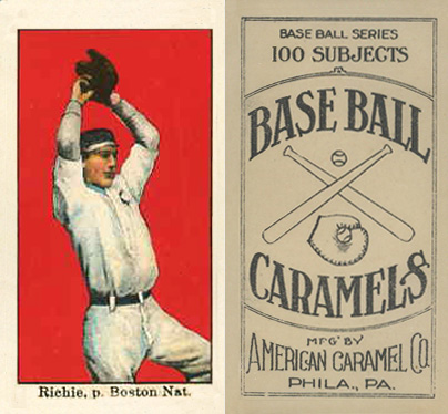 1909 E90-1 American Caramel Ritchie, p. Boston Nat. # Baseball Card