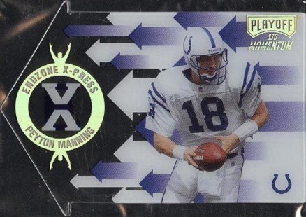 1998 Playoff Momentum Endzone X-Press Peyton Manning #11 Football Card