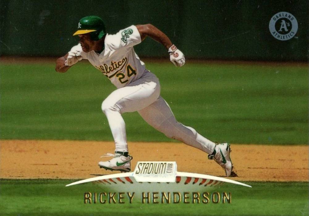 1999 Stadium Club Rickey Henderson #79 Baseball Card