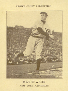 1912 Plow's Candy Mathewson # Baseball Card