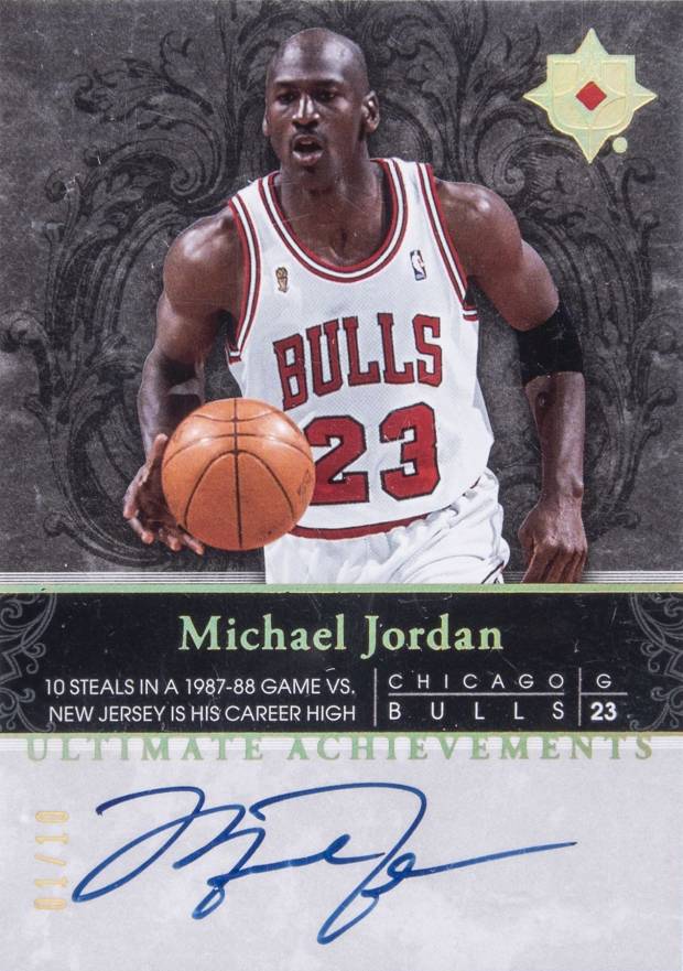 2006  Upper Deck Ultimate Collection Ultimate Achievements Signatures Michael Jordan #UA-MJ Basketball Card
