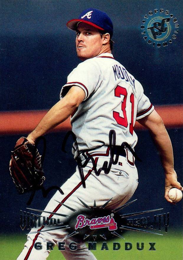 1995 Stadium Club Greg Maddux #222 Baseball Card