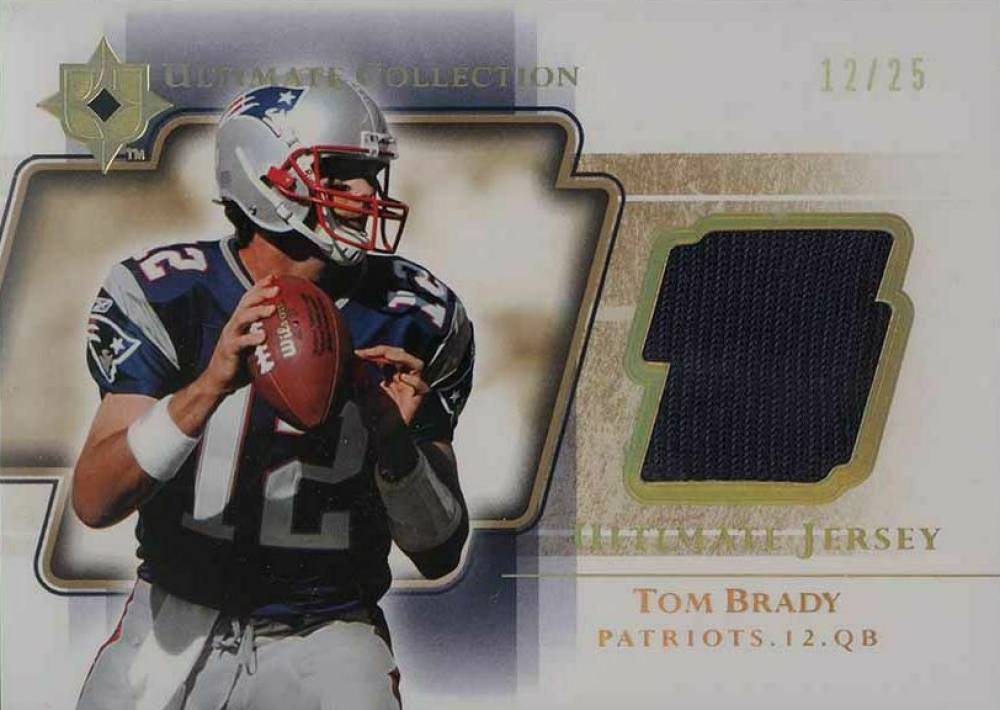 2004 Ultimate Collection Game Jersey Tom Brady #UGJTB Football Card