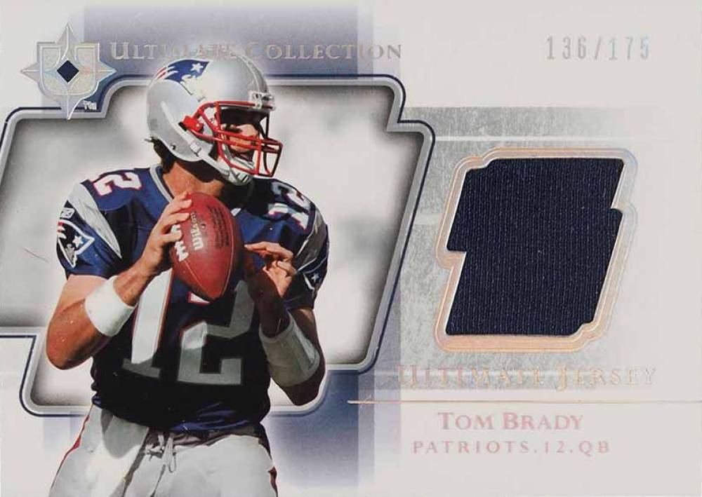 2004 Ultimate Collection Game Jersey Tom Brady #UGJTB Football Card