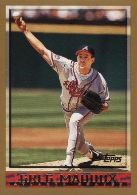 1998 Topps Greg Maddux #296 Baseball Card