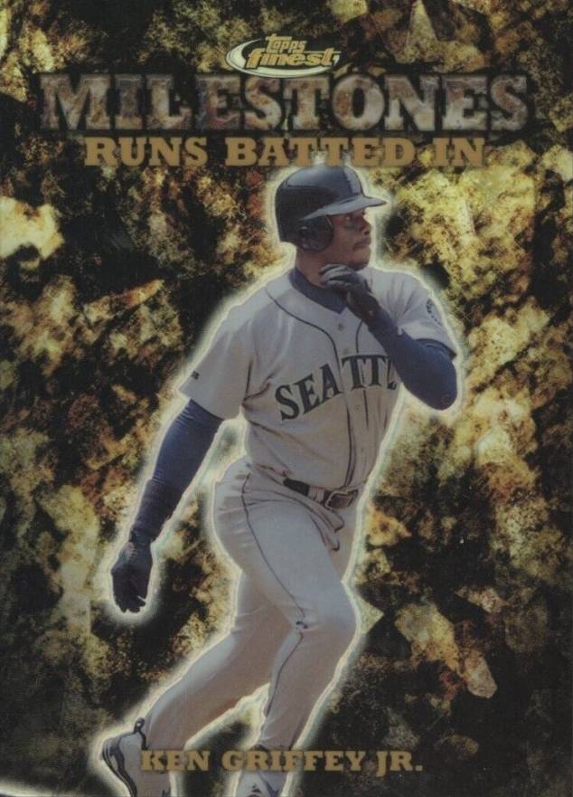 1999 Finest Milestones Ken Griffey Jr. #M23 Baseball Card