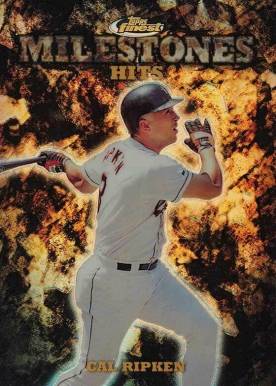 1999 Finest Milestones Cal Ripken Jr. #M2 Baseball Card