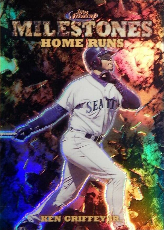 1999 Finest Milestones Ken Griffey Jr. #M12 Baseball Card