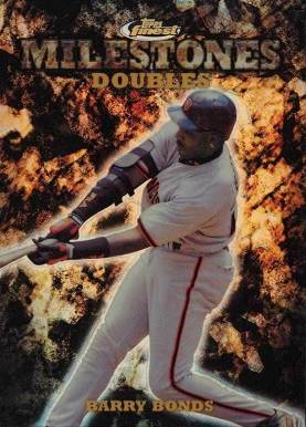 1999 Finest Milestones Barry Bonds #M31 Baseball Card
