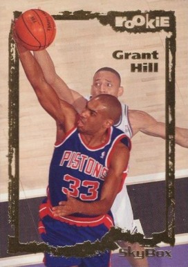 1994 E-Motion Grant Hill #102 Basketball Card