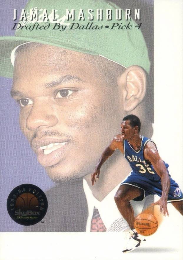 1993 Skybox Premium Draft Picks Jamal Mashburn #DP4 Basketball Card
