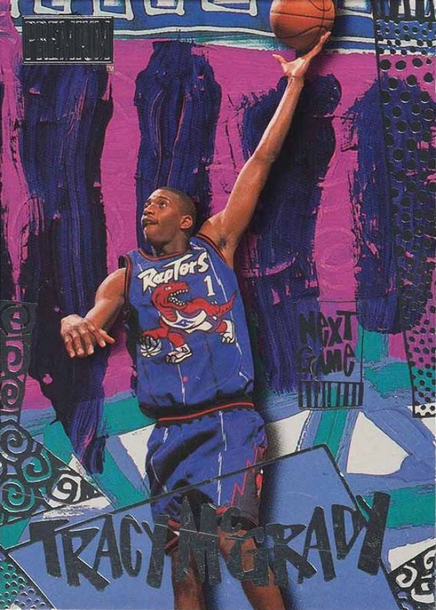 1997 Skybox Premium Next Game Tracy McGrady #10 Basketball Card