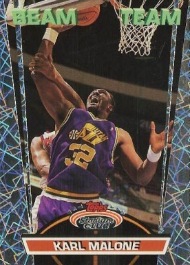 1992 Stadium Club Beam Team Karl Malone #17 Basketball Card