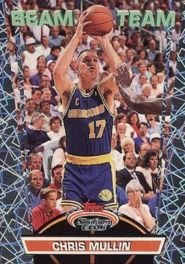 1992 Stadium Club Beam Team Chris Mullin #6 Basketball Card