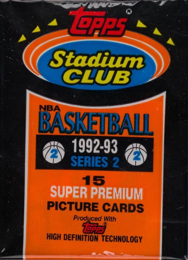 1992 Stadium Club  Wax Pack #WP Basketball Card