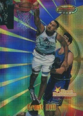 1997 Bowman's Best Grant Hill #91 Basketball Card