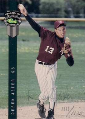 1992 Classic 4 Sport Derek Jeter #231a Baseball Card