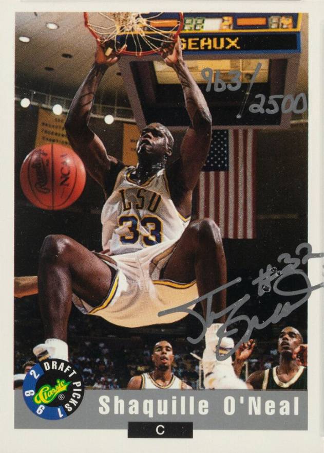 1992 Classic Draft Picks Shaquille O'Neal # Basketball Card