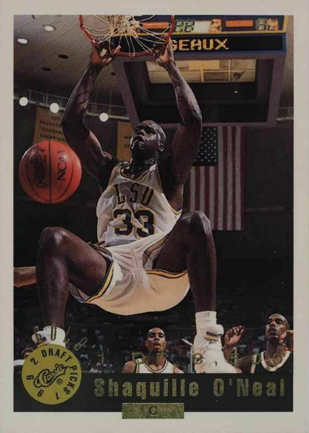 1992 Classic Draft Picks Shaquille O'Neal #1 Basketball Card