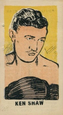 1950 Kiddy's Favourites Popular Boxers Ken Shaw #8 Other Sports Card