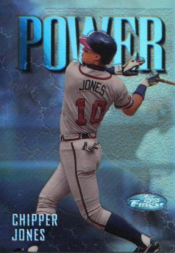 1997 Finest Chipper Jones #108 Baseball Card