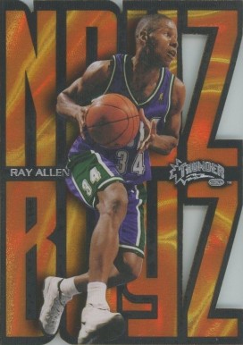 1998 Skybox Thunder Noyz Boyz Ray Allen #2 Basketball Card