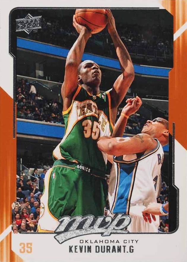 2008 Upper Deck MVP Kevin Durant #148 Basketball Card