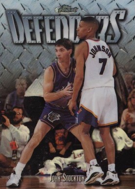 1997 Finest John Stockton #297 Basketball Card