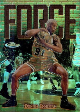 1997 Finest Dennis Rodman #167 Basketball Card