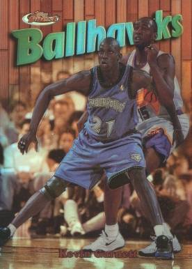 1997 Finest Kevin Garnett #61 Basketball Card