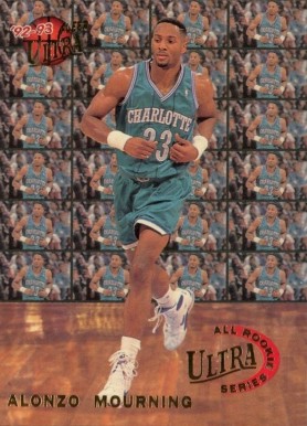 1992 Ultra All-Rookie Alonzo Mourning #6 Basketball Card