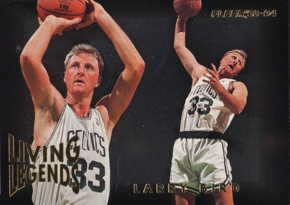1993 Fleer Living Legends Larry Bird #2 Basketball Card