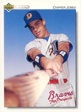 1992 Upper Deck Minor League Chipper Jones #165 Baseball Card