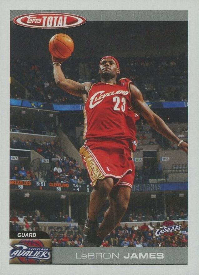 2004  Topps Total LeBron James #4 Basketball Card
