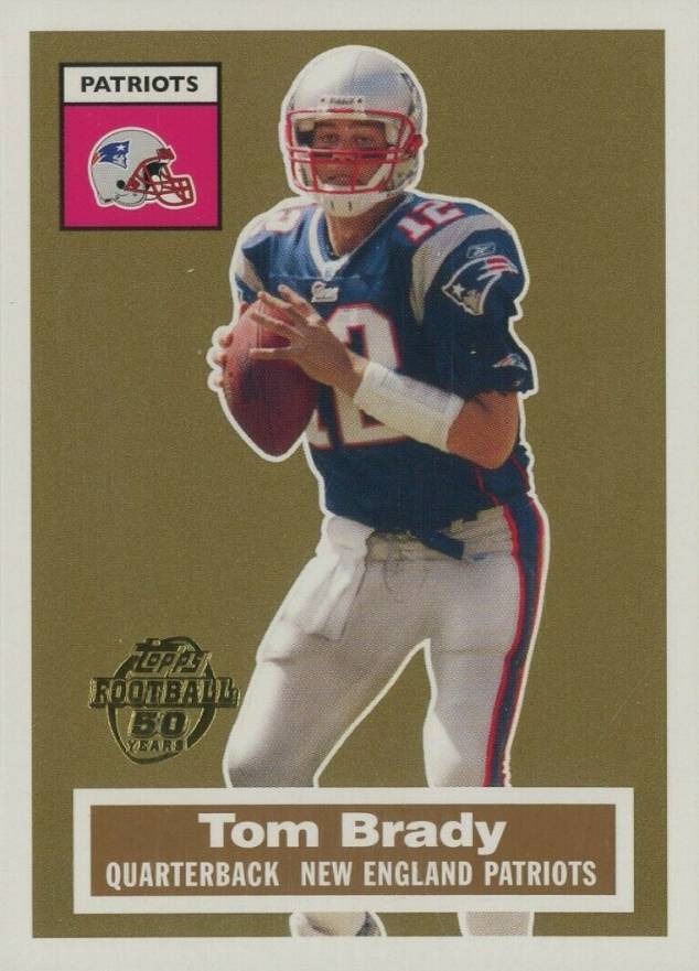 2005 Topps Turn Back the Clock Tom Brady #6 Football Card