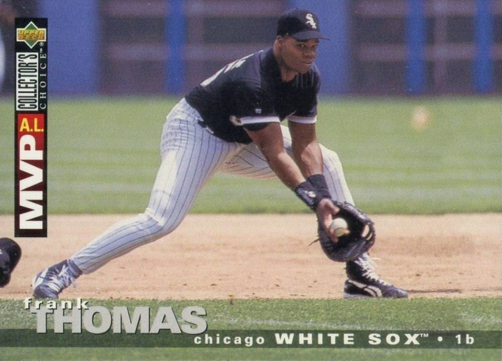 1995 Collector's Choice Frank Thomas #75 Baseball Card