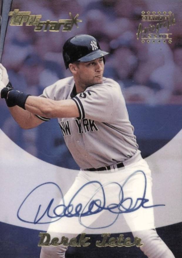 2000 Topps Stars Autographs Derek Jeter #DJ Baseball Card