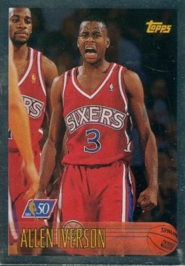 1996 Topps Allen Iverson #171 Basketball Card