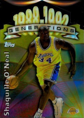1997 Topps Generations Shaquille O'Neal #G18 Basketball Card