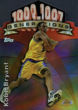 1997 Topps Generations Kobe Bryant #G24 Basketball Card